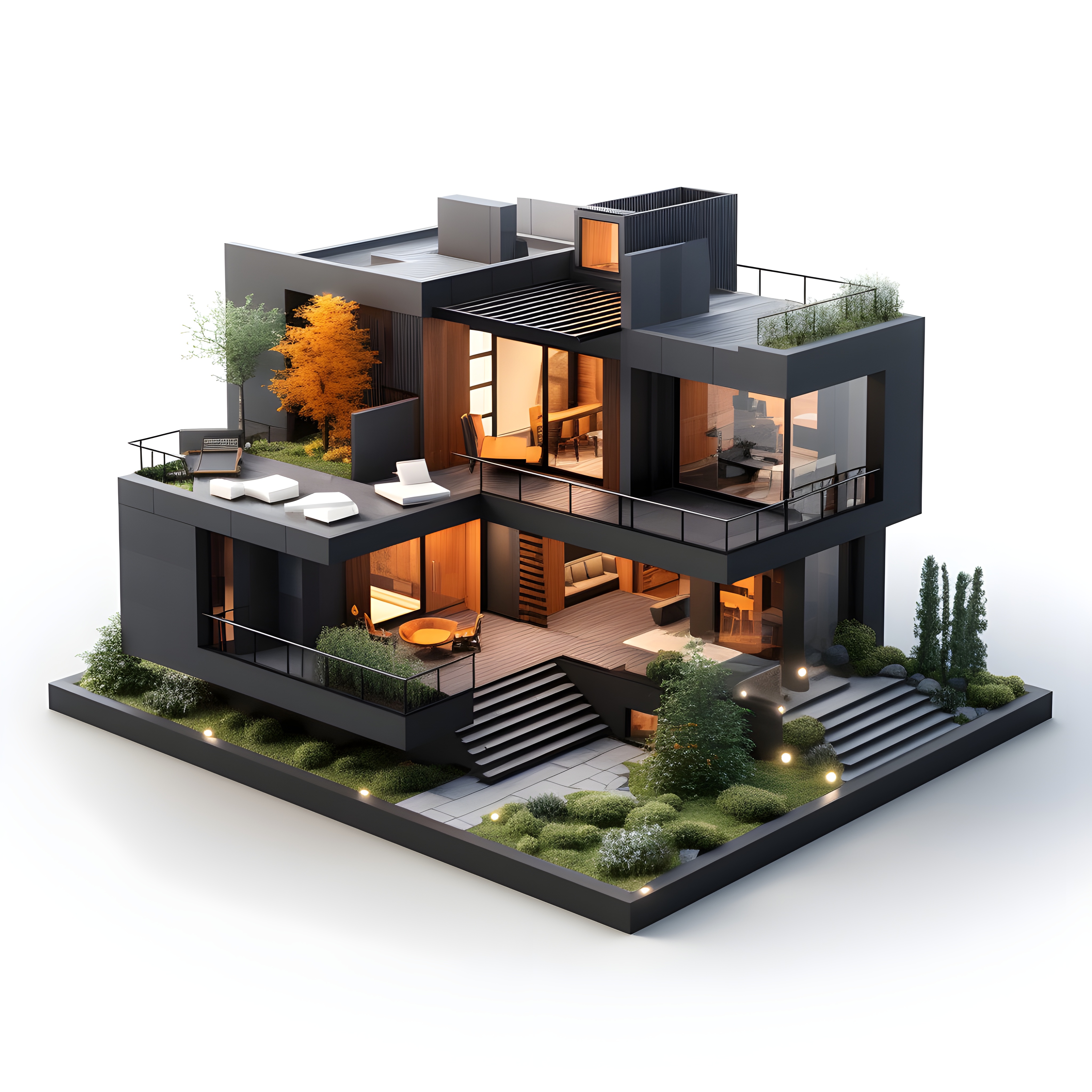 A clean modern home